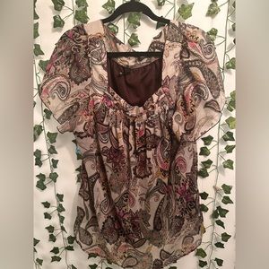 New Directions Women’s Paisley top